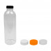 Saft- & Smoothie Flasche mit Kappe, rund, 750 ml